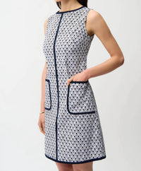 Joseph Ribkoff - Geometric A-line Dress