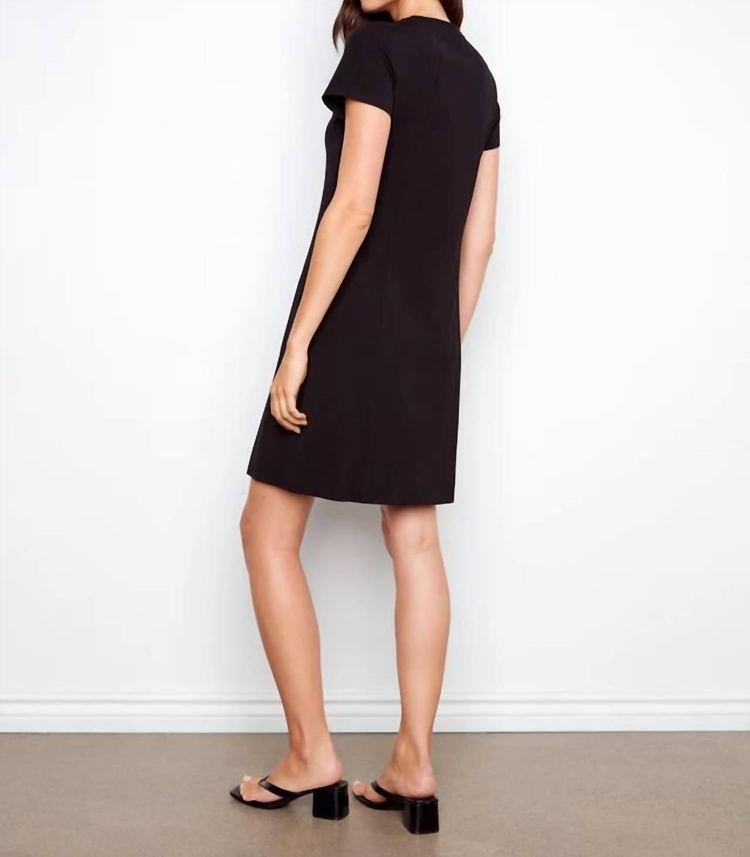 Charlie B - Interlock Knit Short-sleeve Dress
