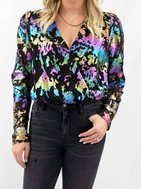Strut & Bolt - Metallic Pattern Body Suit