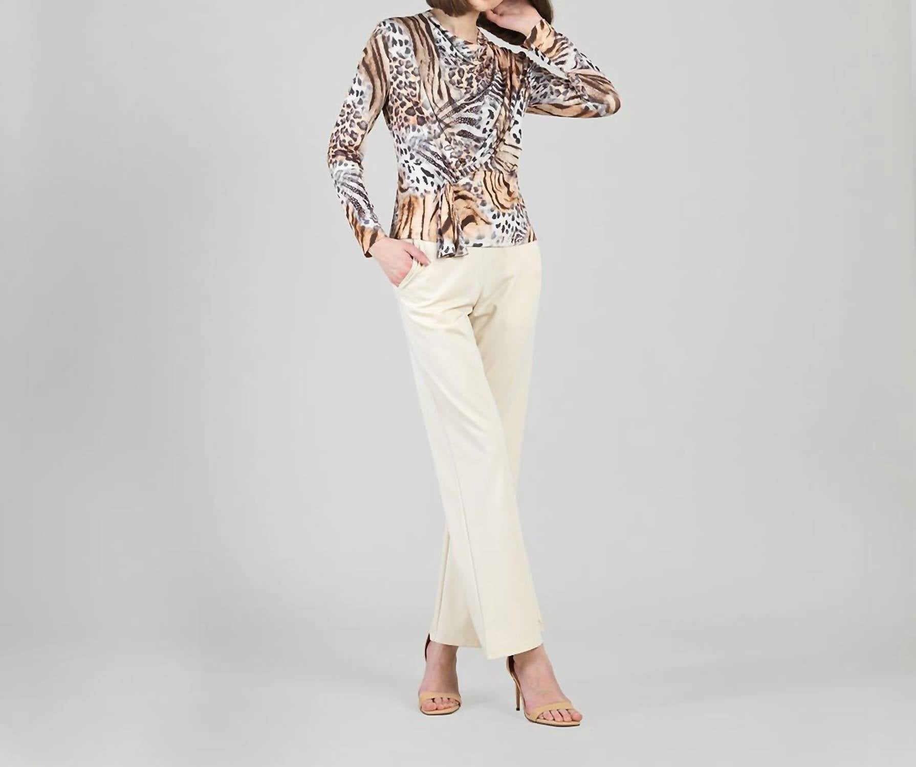 Clara Sunwoo - Butter Knit Long Sleeve Loop Front Top