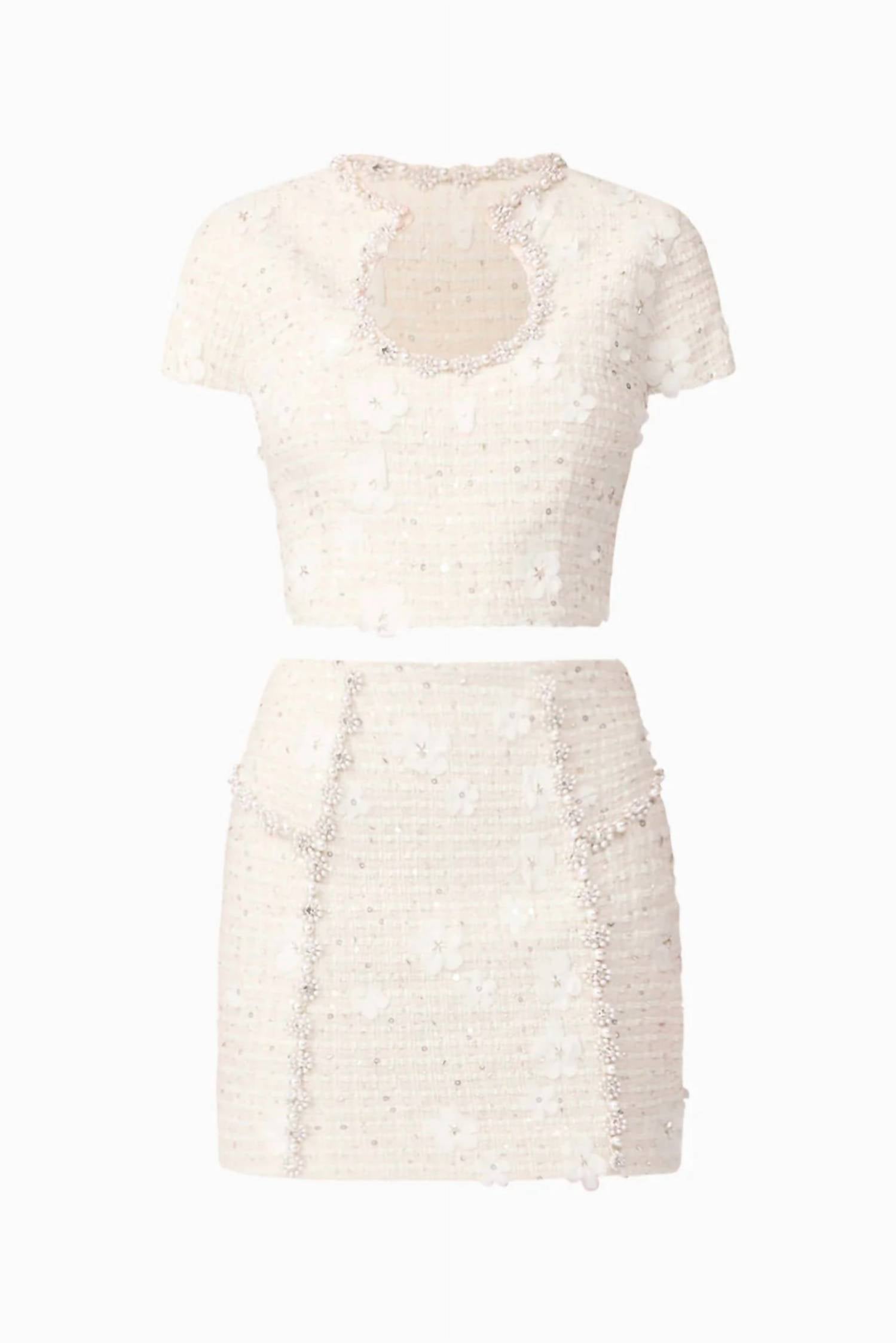 Elliatt - Ellouise Embellished Tweed Set