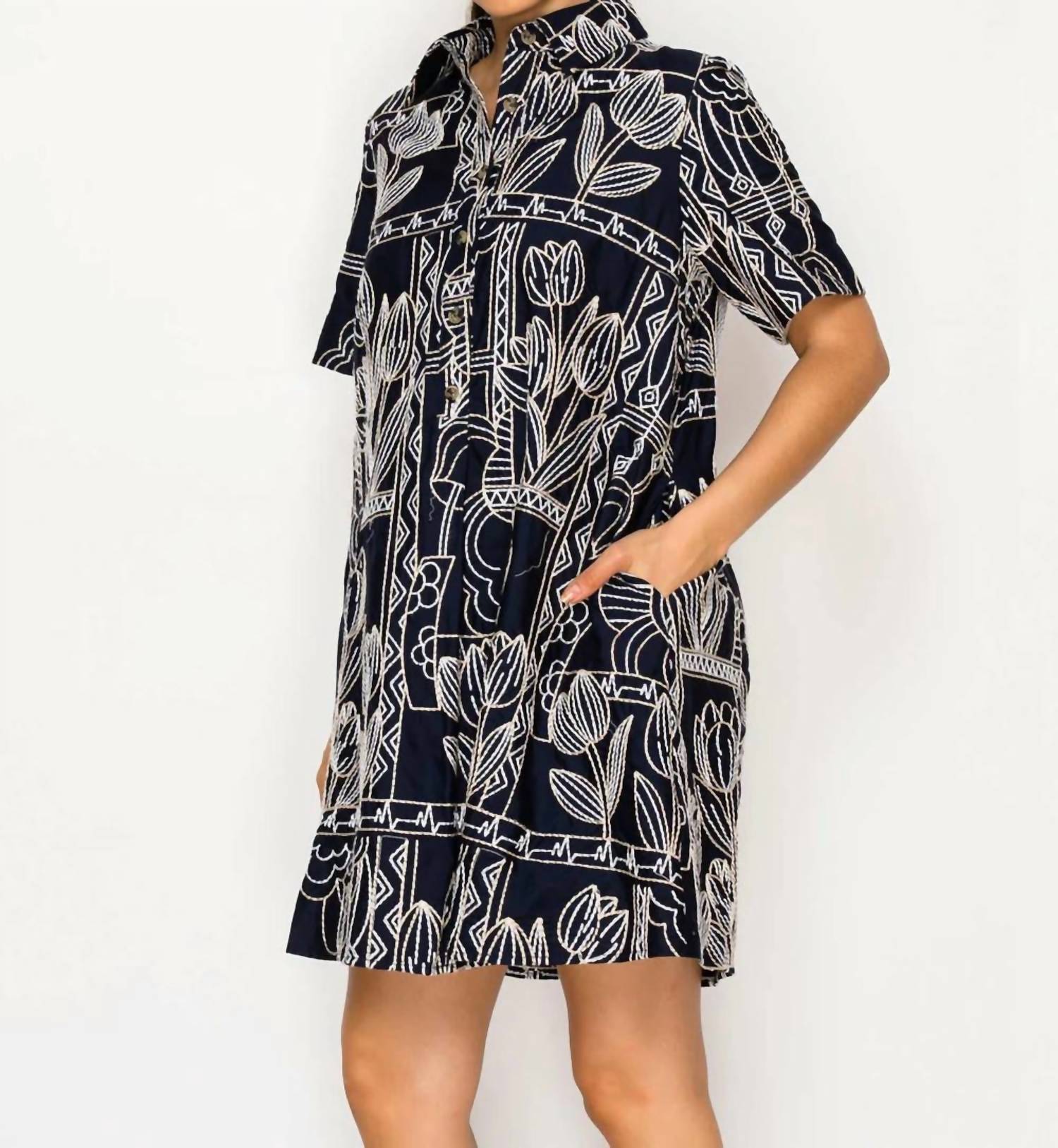 Meet Me In Santorini - Selene's Stitch Dress