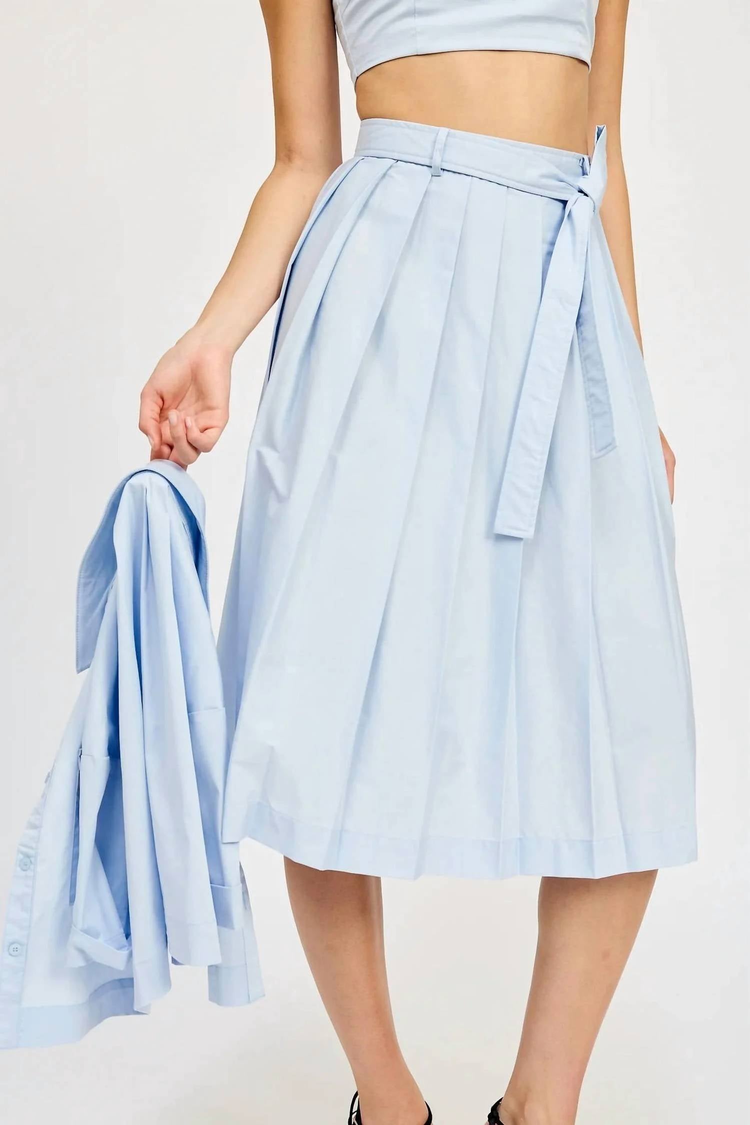 En Saison - Pleated Skirt