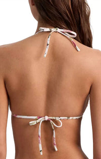 Pq Swim - Embroidered Triangle Bikini Top
