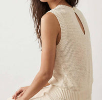 Fifteen Twenty - Kimmy Keyhole Sweater Tank Top