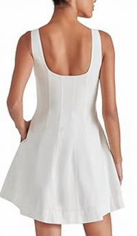 STEVE MADDEN Rania Dress in white - women's dress - alternate view
