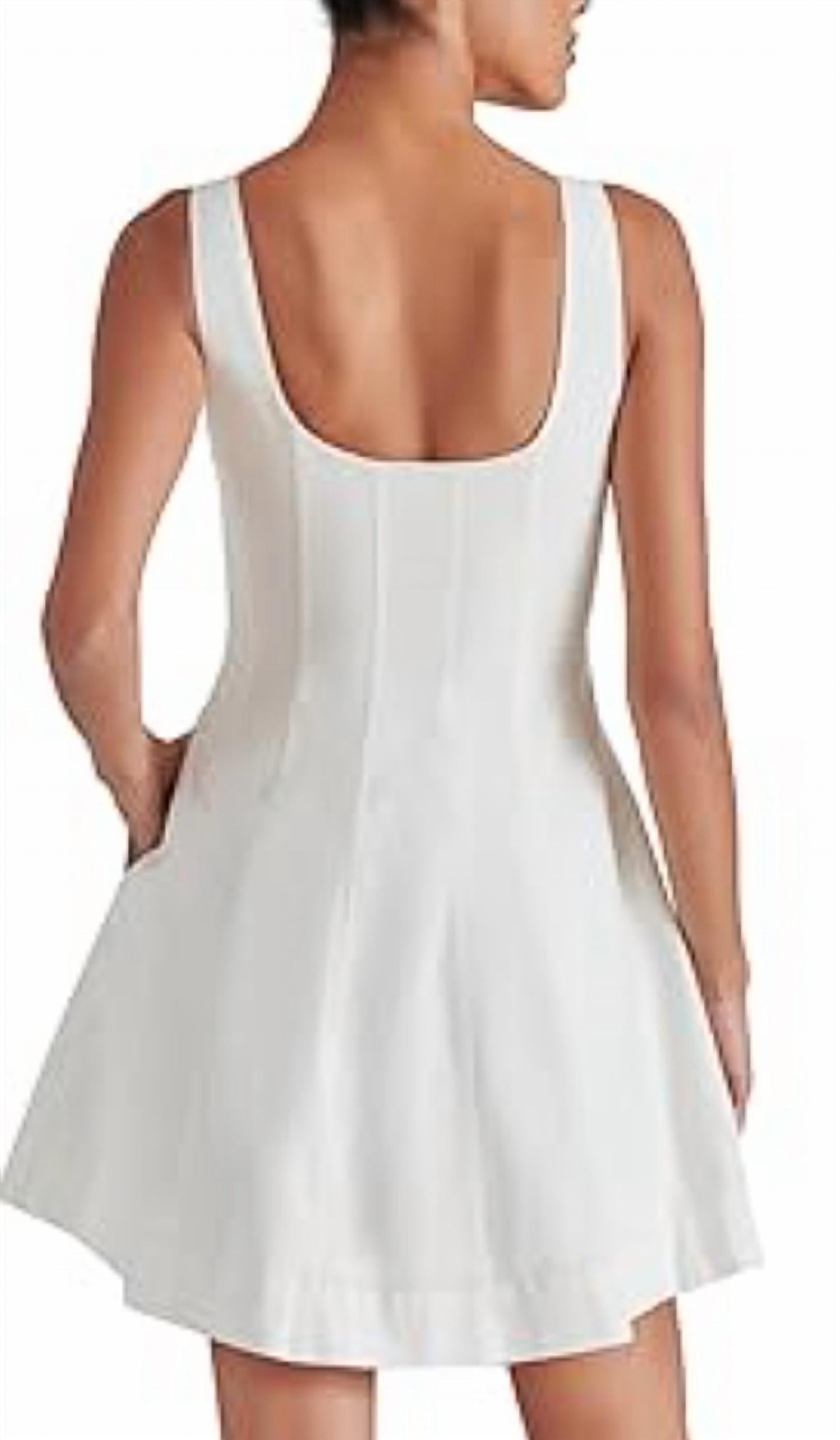 STEVE MADDEN Rania Dress in white - women's dress - alternate view