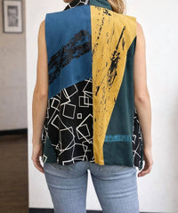Lemon Grass - faux suede vest