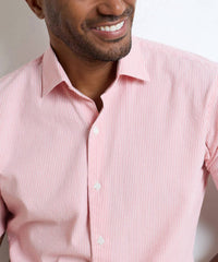 Peter Millar - Coastal Stripe Cotton Lyocell Sport Shirt
