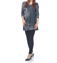 Papillon - Mandala Print 3/4 Sleeve Sweater Dress