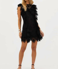 Beach Riot - Eugenia Macramé Lace Mini Dress