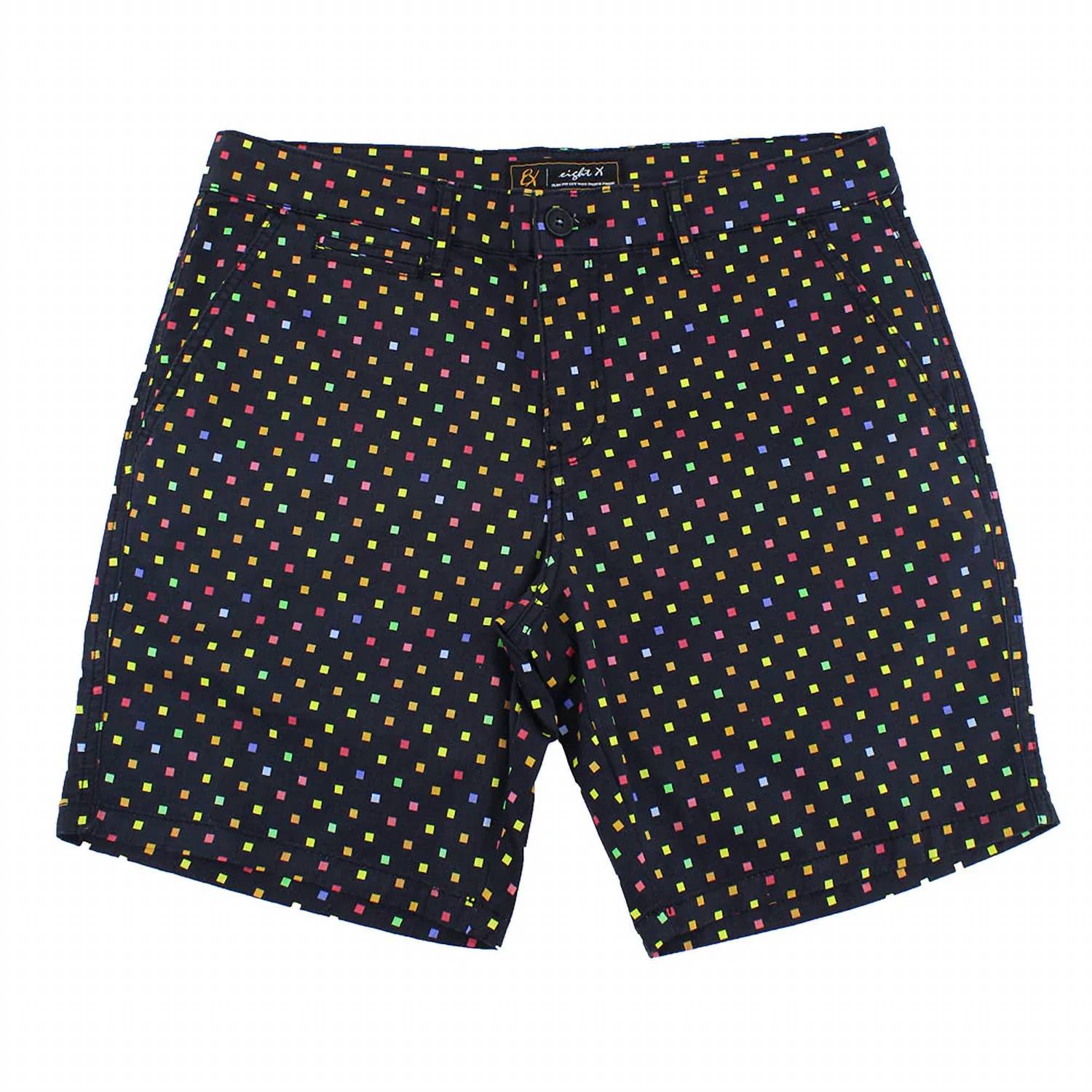 Eight X - Men's Colorful Squares Print Shorts