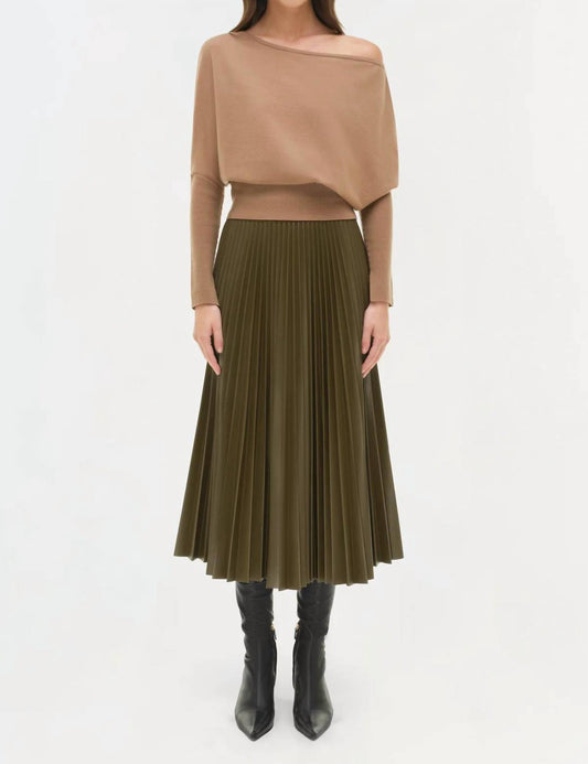 Simkhai - Kezia Faux Leather Skirt