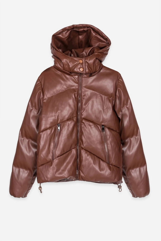 Maggiano Leather Puffer Jacket