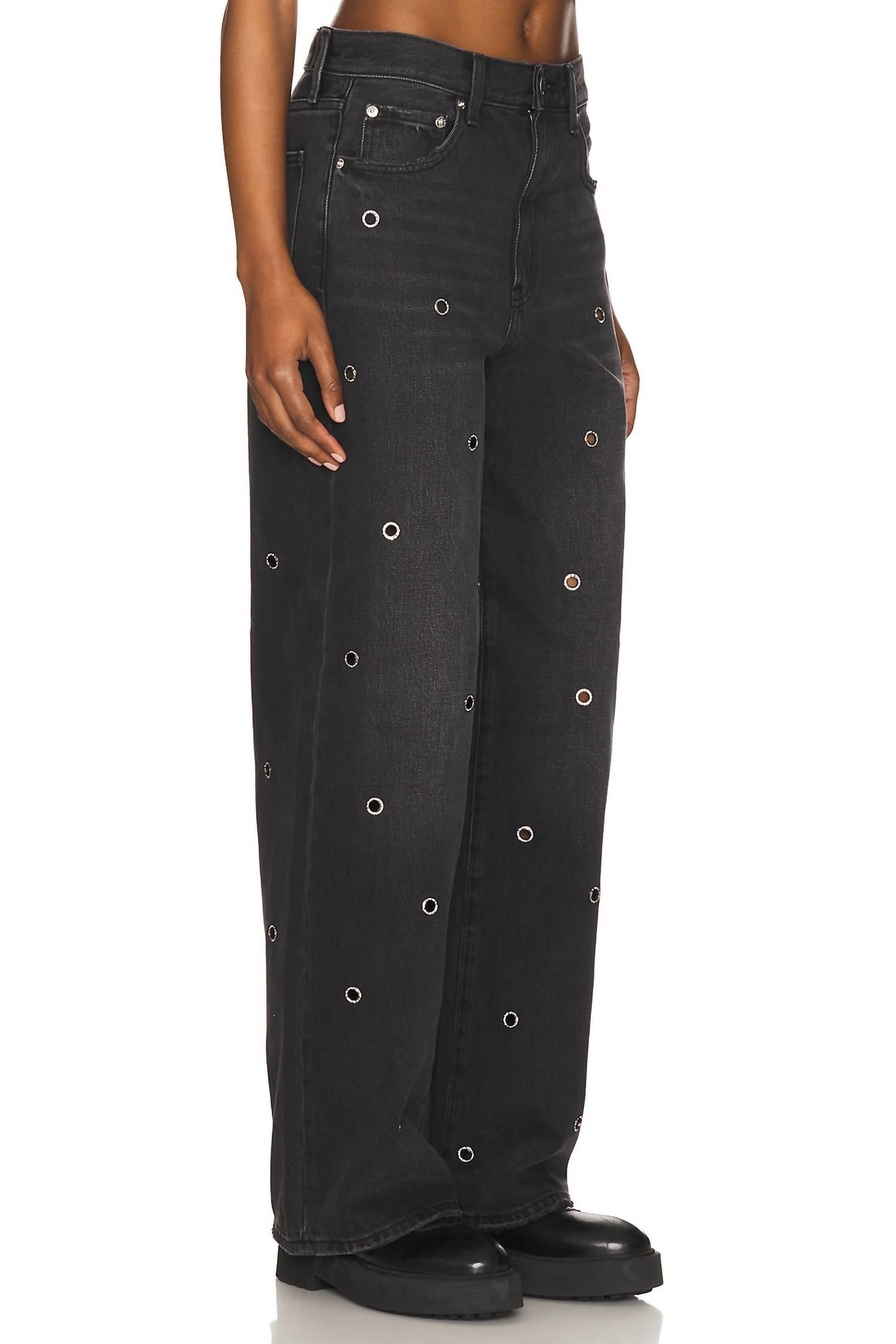 Pistola - Hendrix High Rise Wide Leg Jeans