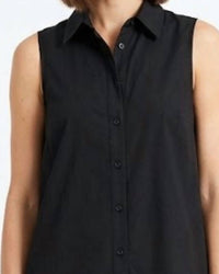 Entro - Sleeveless Linen Shift Dress