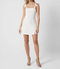 French Connection - WHISPER RUFFLE STRAP DRESS