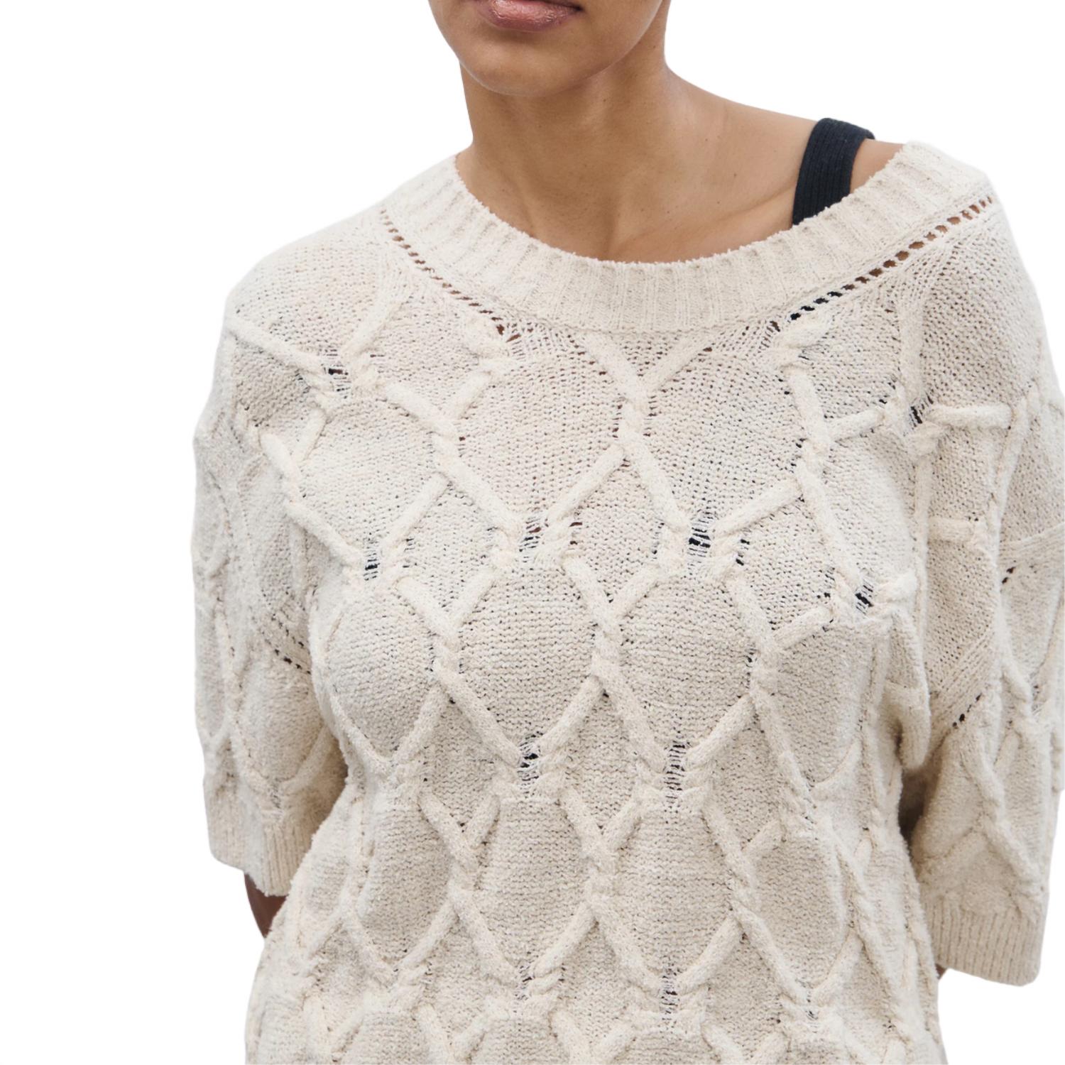 Closed - Short-Sleeved Knitted Jumper