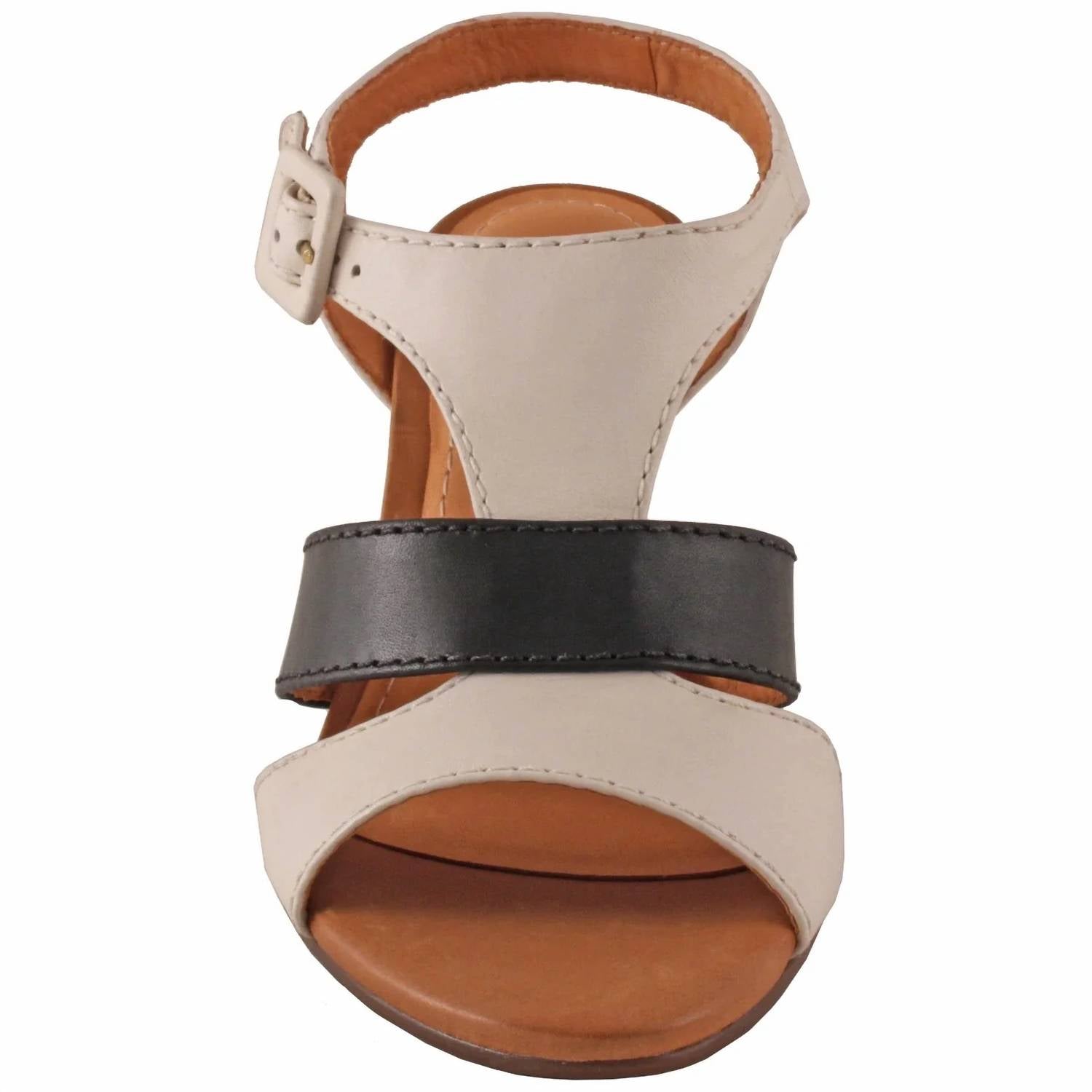 Klimini - Women's Leather Open Toe Slingback Sandals