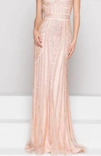 Glow On 5Th - Embellished Maxi prom Ballroom Gown Dress