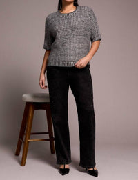 Tribal - Textured Sparkle Knit Top