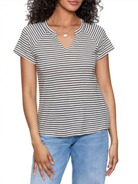 Sanctuary - Notch Neck Stripe Tee