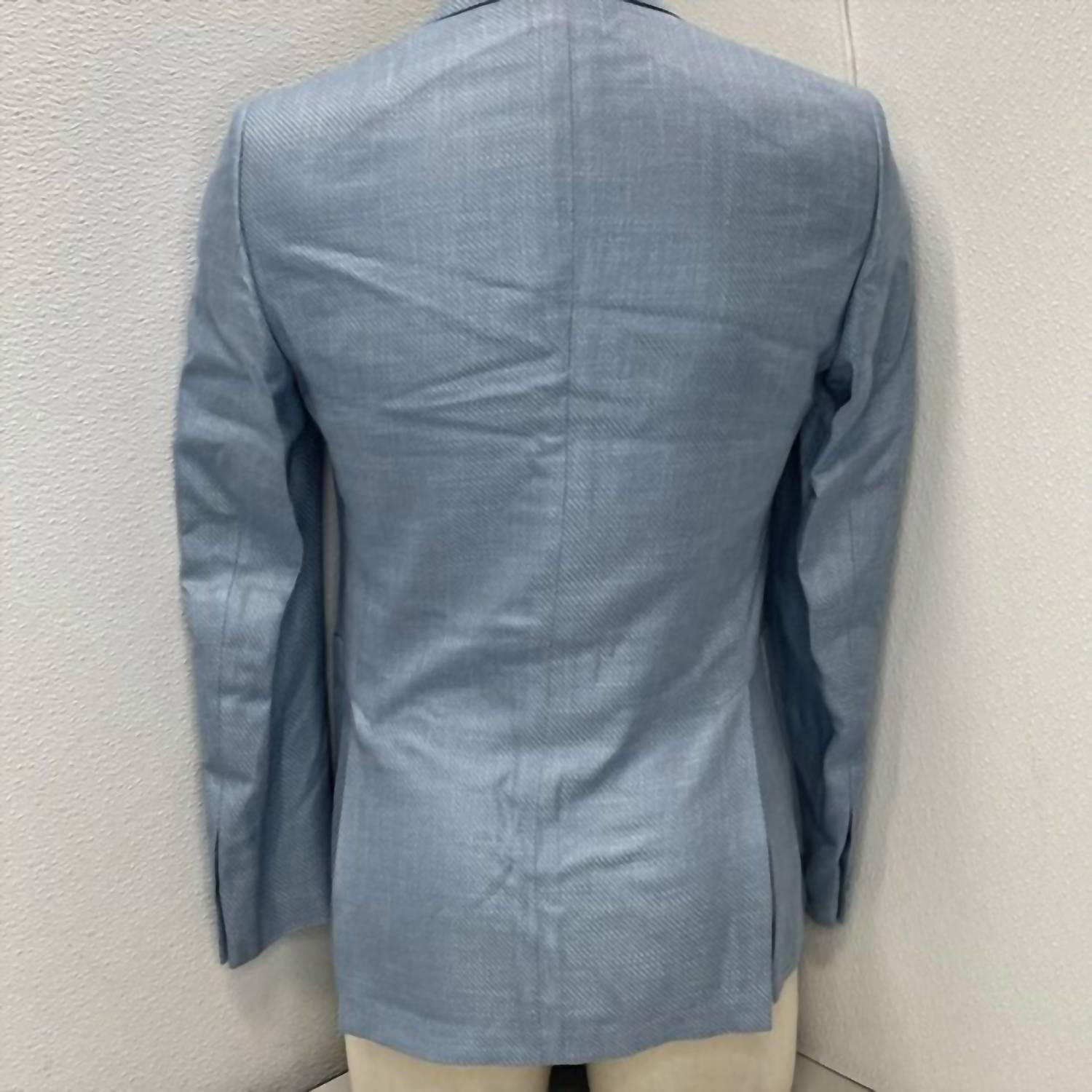 EMPORIO ARMANI Men's Tailored Blazer Jacket in blue - men's jacket - alternate view