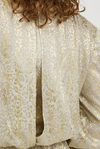 Esqualo - Foil Leopard Dress