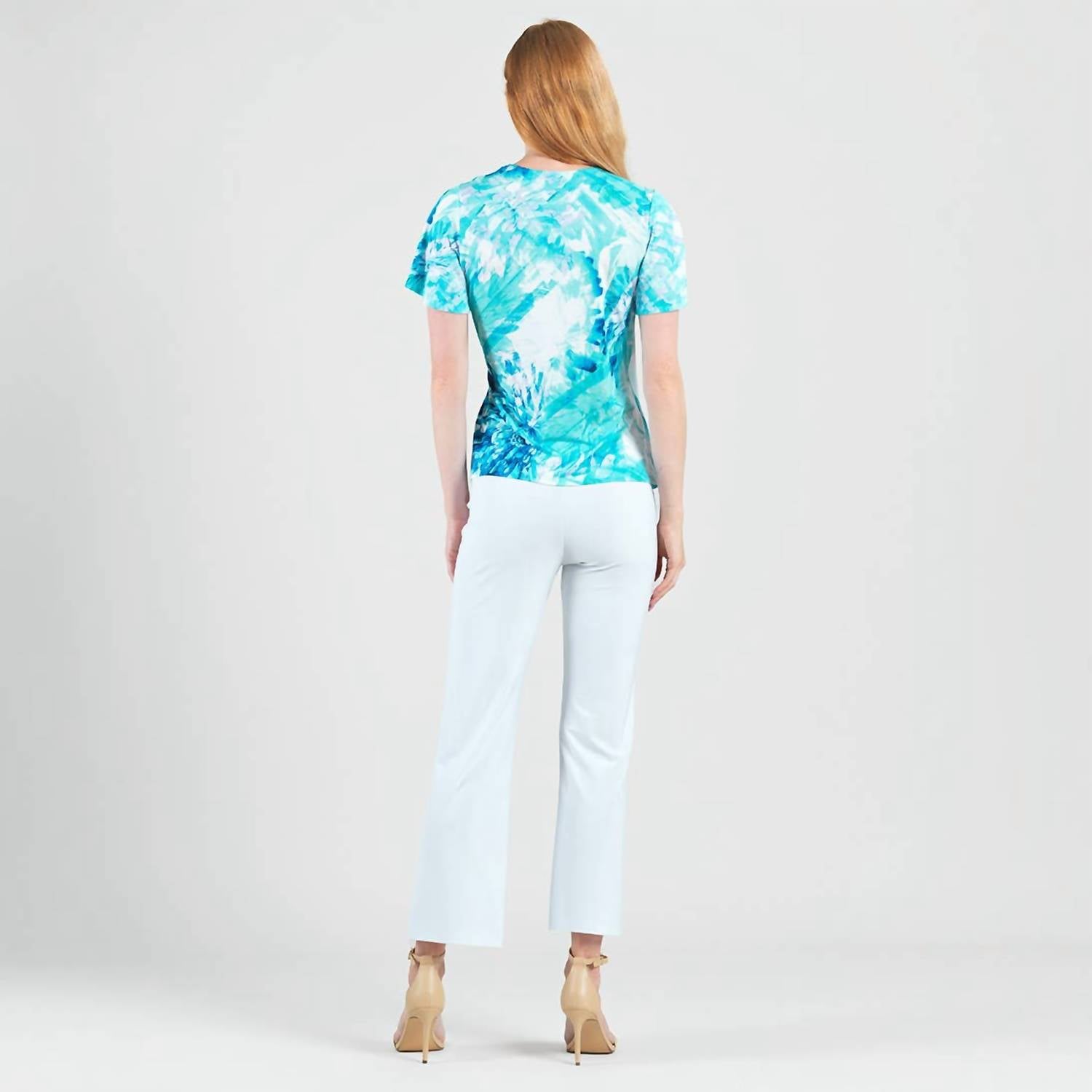 Clara Sunwoo - Faux Wrap Side Tie Top