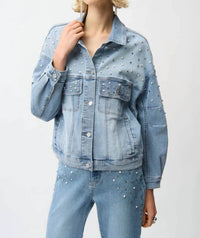 Joseph Ribkoff - Pearls And Studs Oversized Jacket