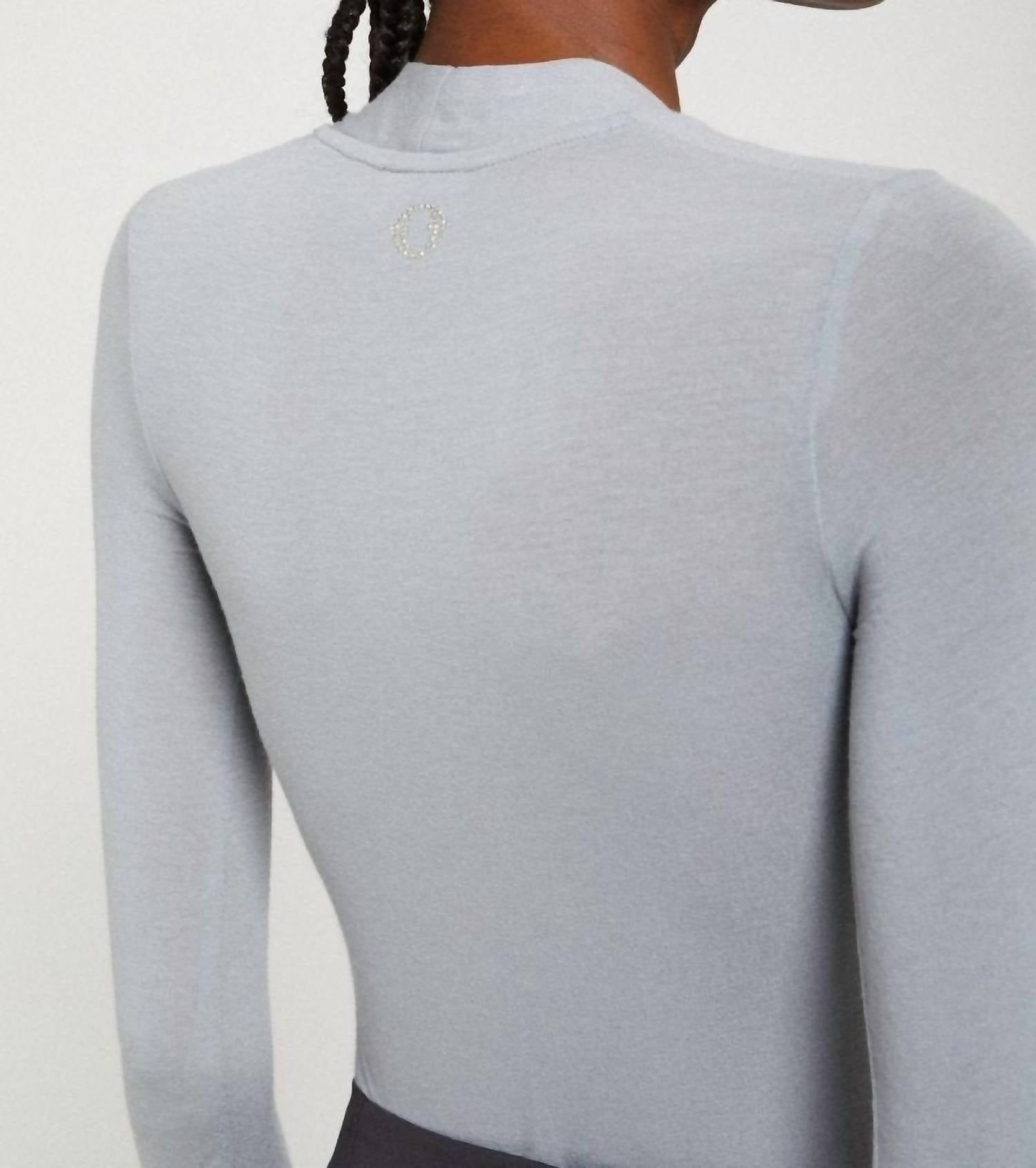 Ottod'Ame - Long Sleeve Stretch V-neck Top