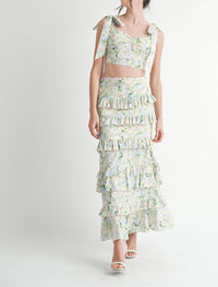 Mable - Ruffle Skirt Set