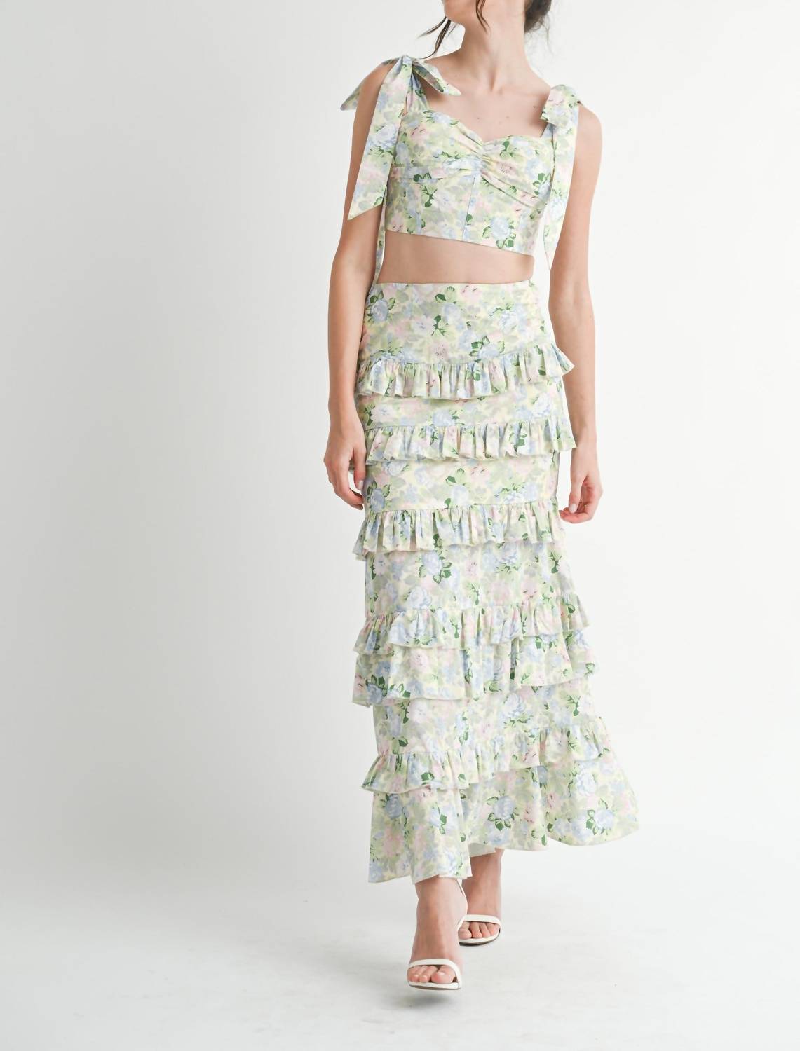 Mable - Ruffle Skirt Set