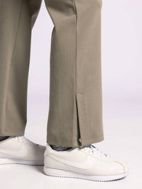Thread & Supply Izzy Elastic Waistband Pants in vetiver rib hoc autumn - women's pants - view 5