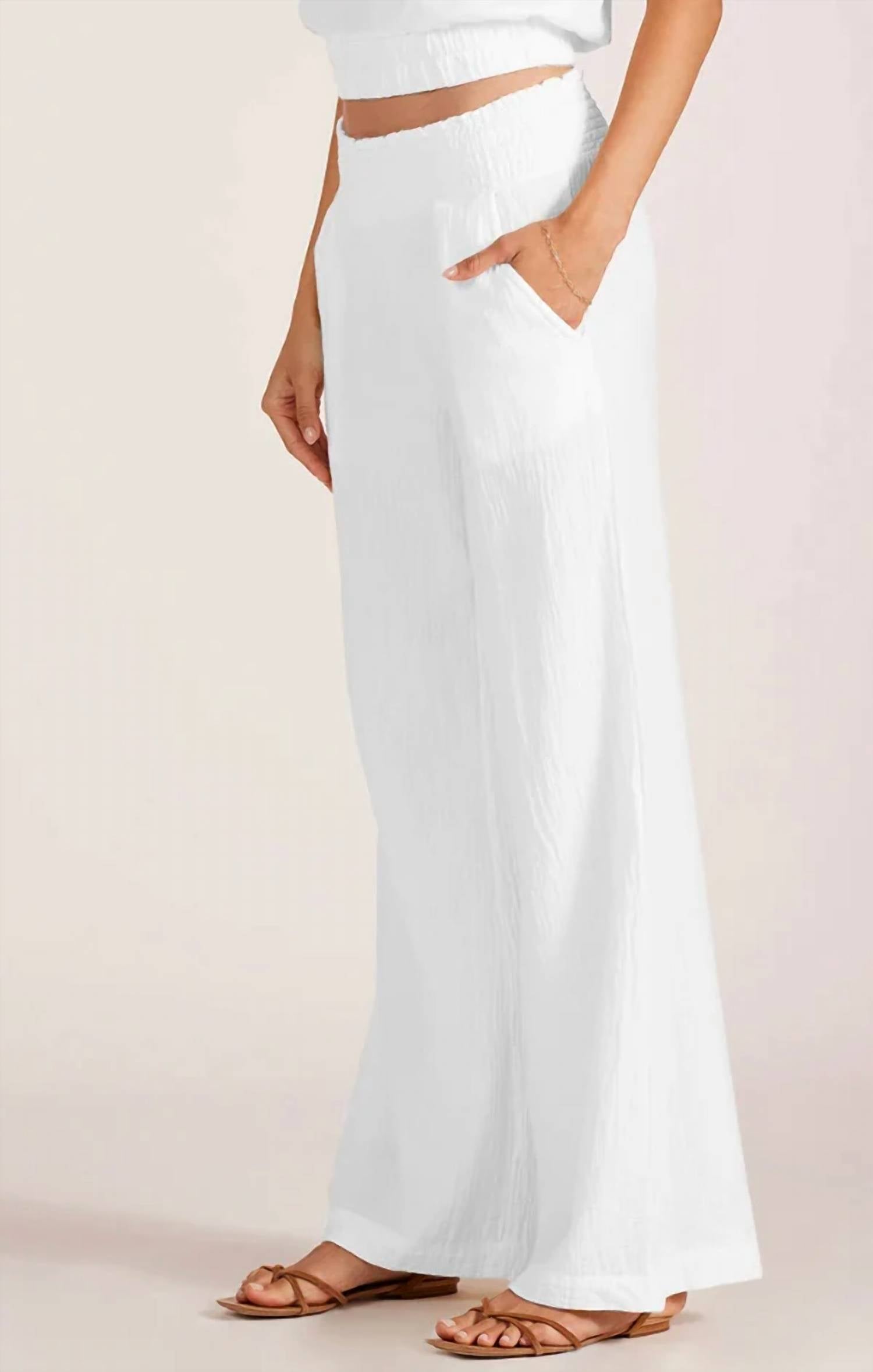 Bobi - Wide Leg Beach Pant