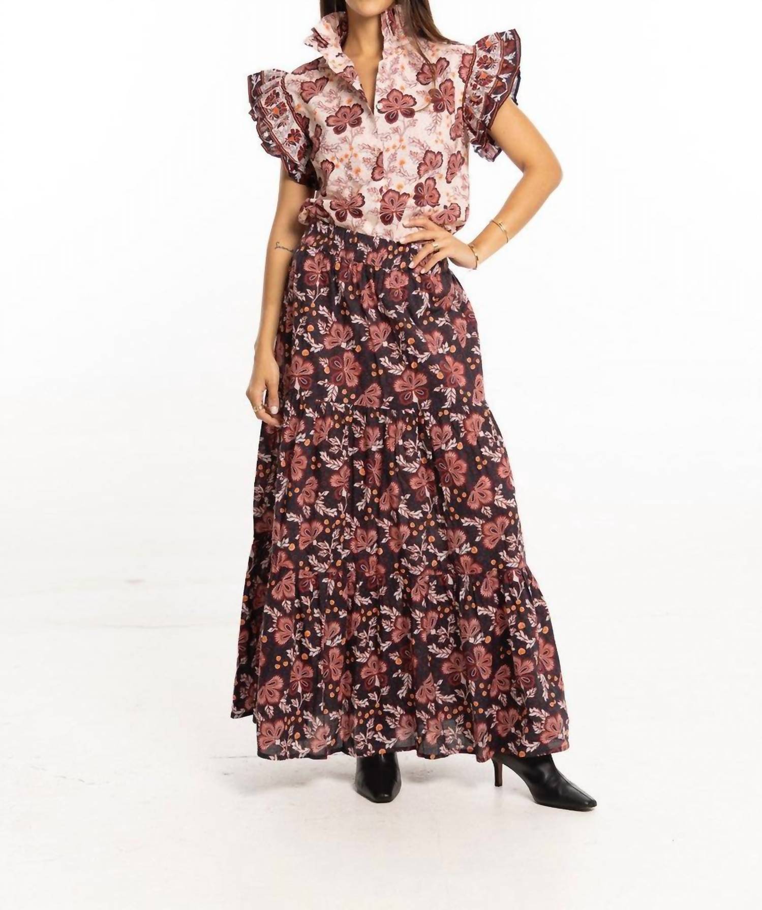 Bindu - Milly Flutter Sleeve Top