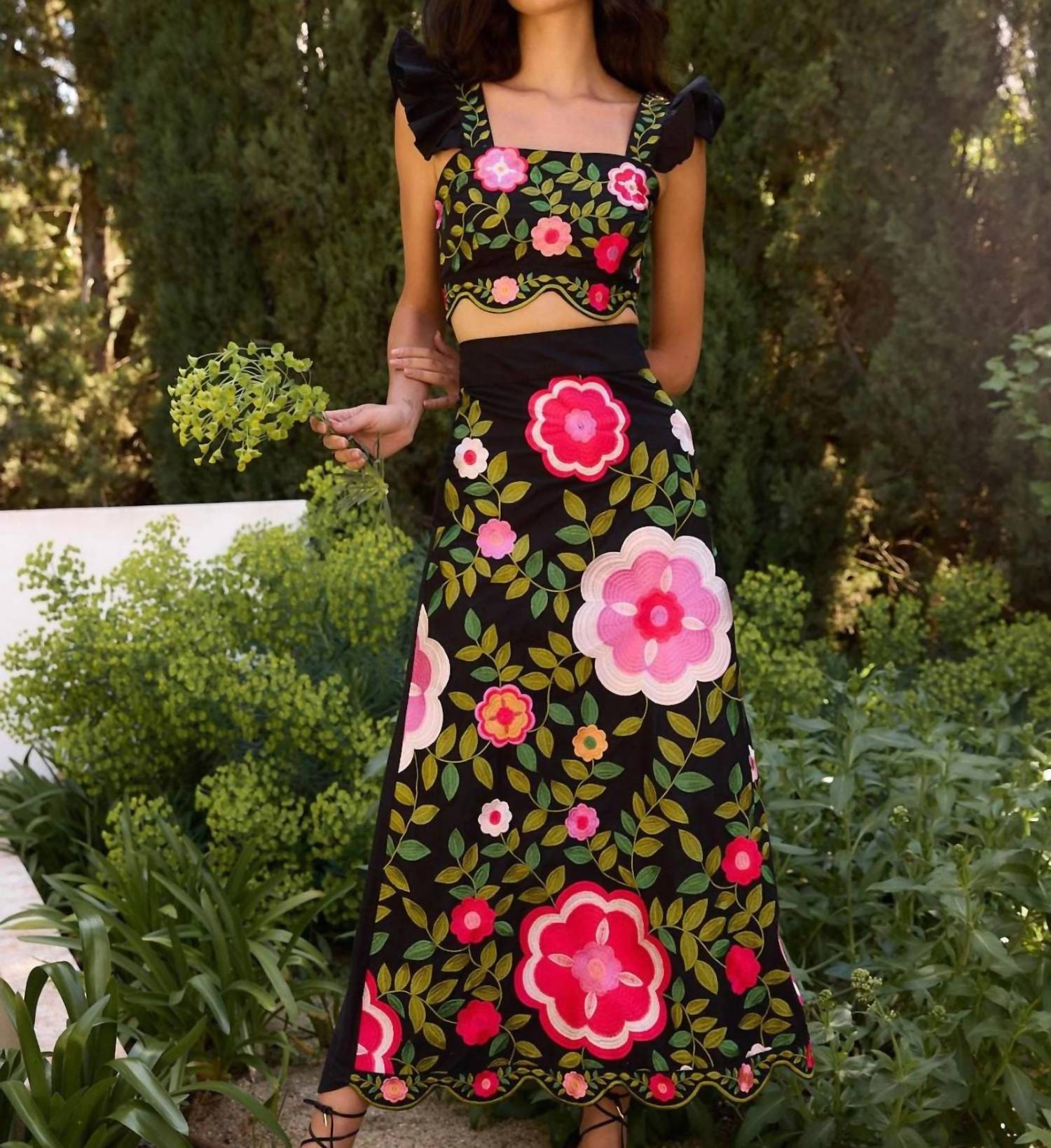The Iq Collection - Madeira Top And Skirt Set