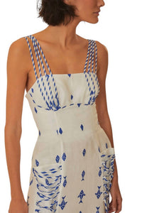 Farm Rio - Graphic Fishes Maxi Dress