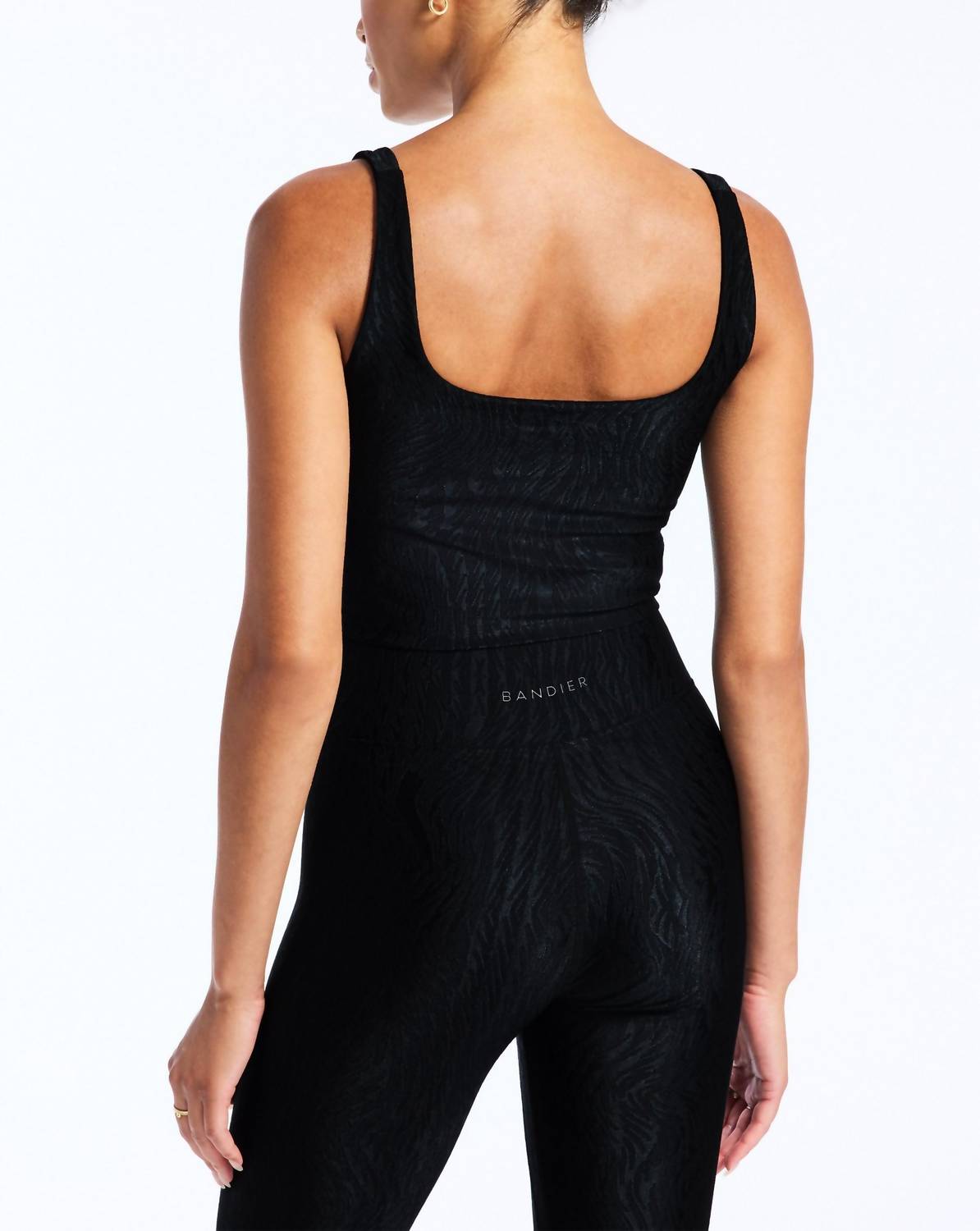 Bandier - Tempo Crop Jacquard Bra