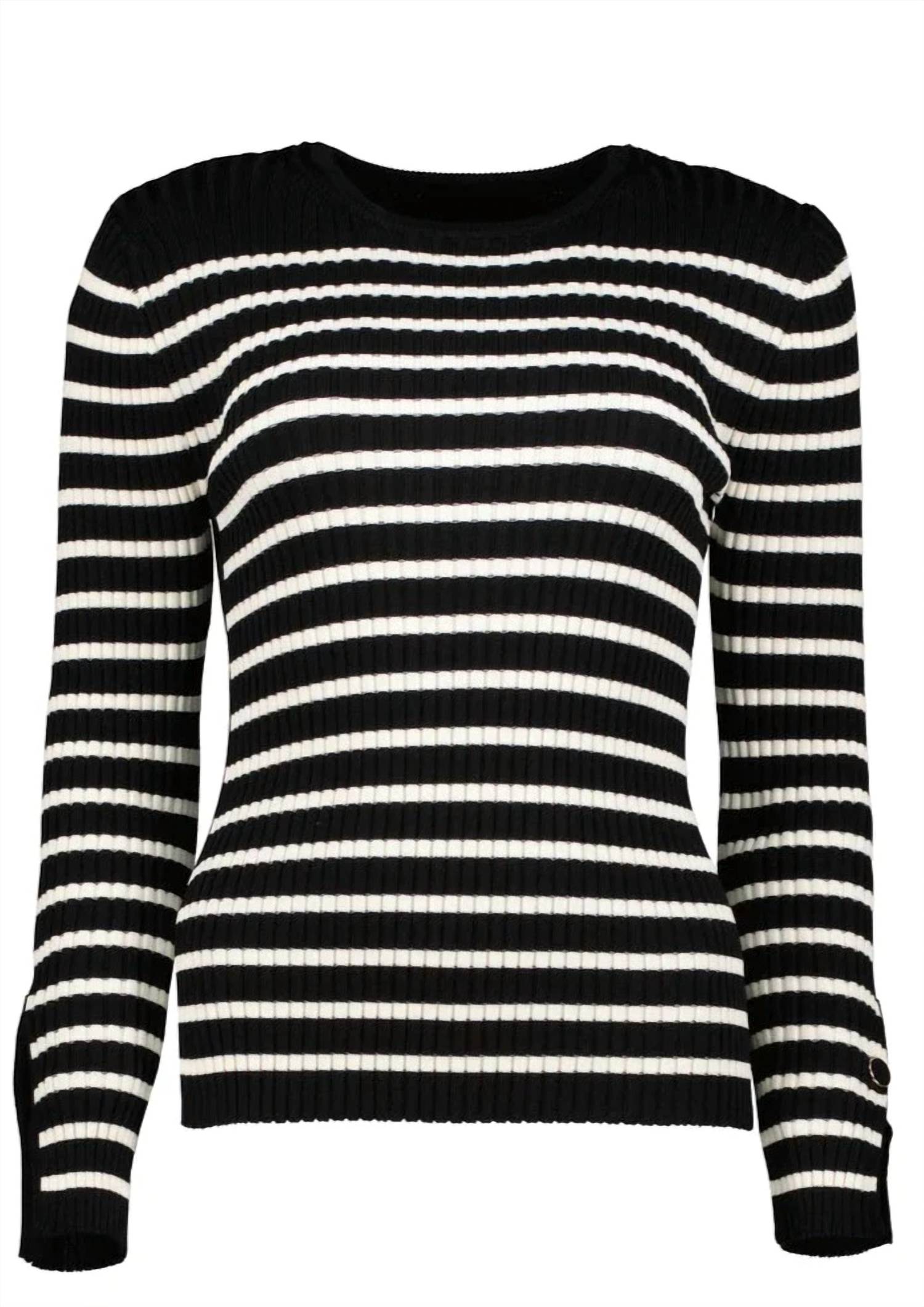 Bishop + Young - Women's Stripe Long Sleeve Sweater