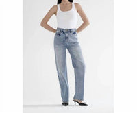 Mica Denim - Straight Leg Loose Fit Jeans