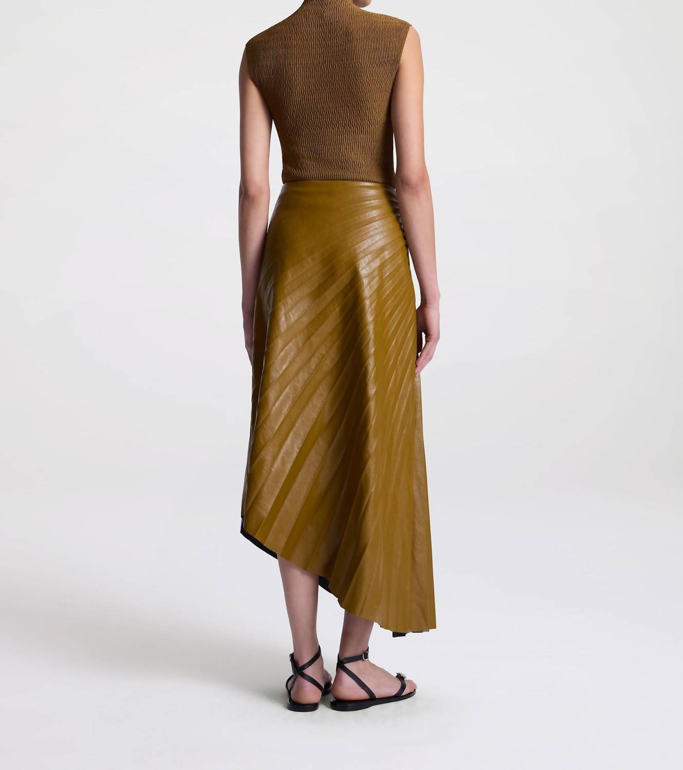 A.L.C. - Tracy Vegan Leather Maxi Skirt