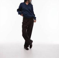 NIA Chia V-neck Sweater in navy - women's sweater