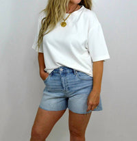 Risen - Relaxed Slouch Jean Shorts