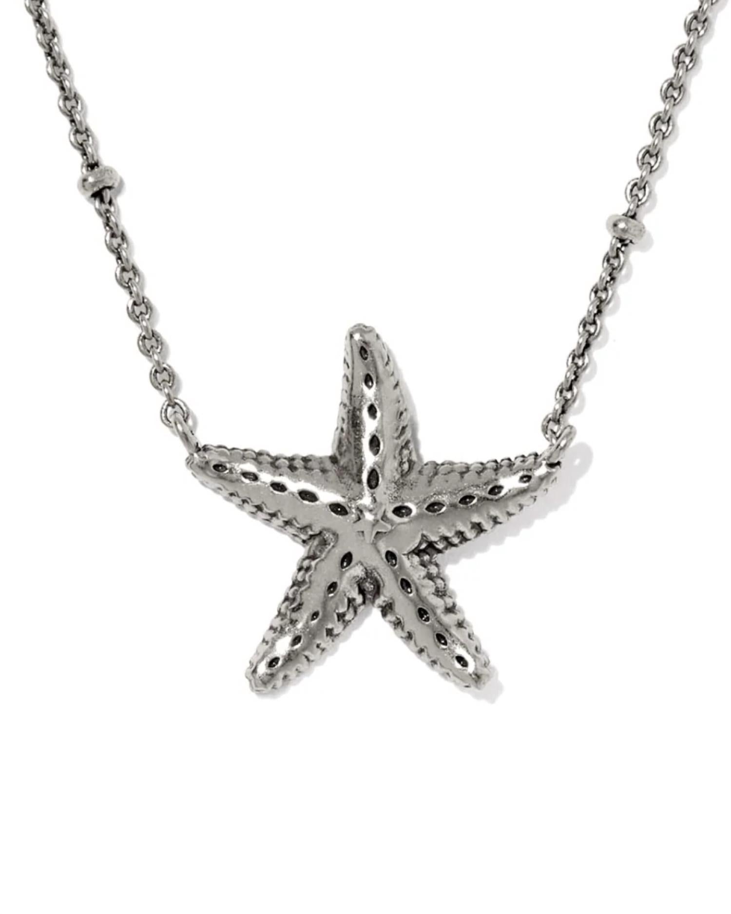 Kendra Scott - Women's Parker Starfish Metal Short Pendant Necklace