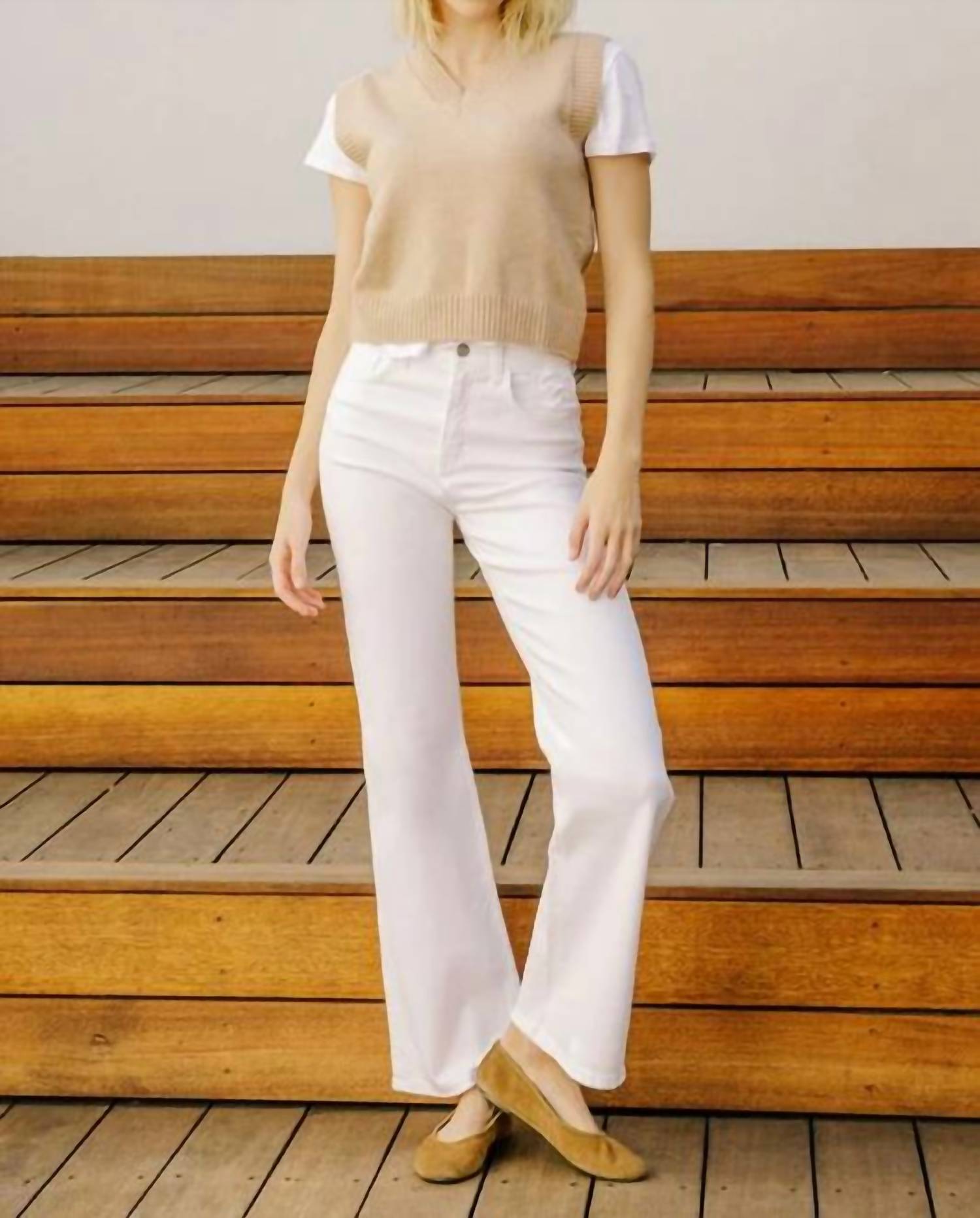 Vervet By Flying Monkey - 90's Vintage Tummy Control High Rise Flare Jean
