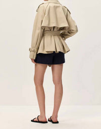 Elodie - Noa Cropped Trench Coat