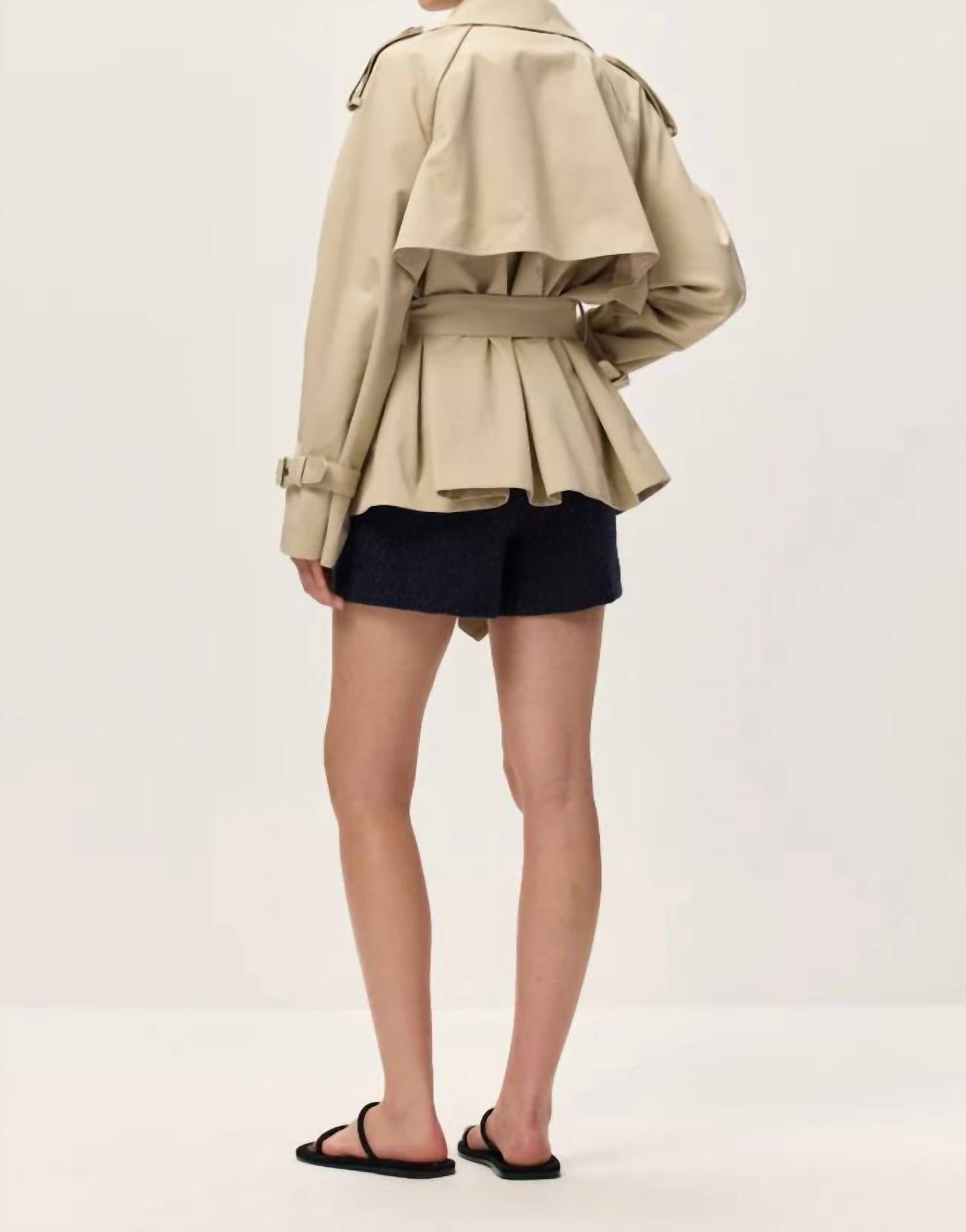 Elodie - Noa Cropped Trench Coat