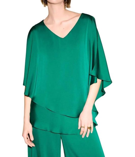 Joseph Ribkoff - SATIN CAPE TOP