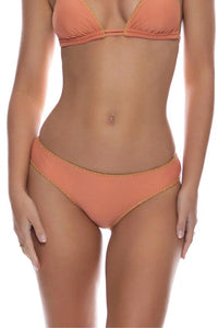 Luli Fama - Luxe Stitch Seamless Full Ruched Back Bikini Bottom